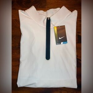 Nike Golf Tour Performance White Half Zip Pullover Mens XL NWT